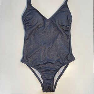 Kona Sol One piece Glittery Bathing suit.  sz S